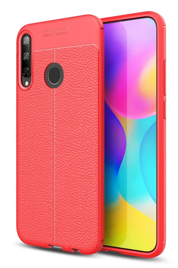 Ilkeshop New P40 Lite E Case Auto Focus Cover (114930) - Red