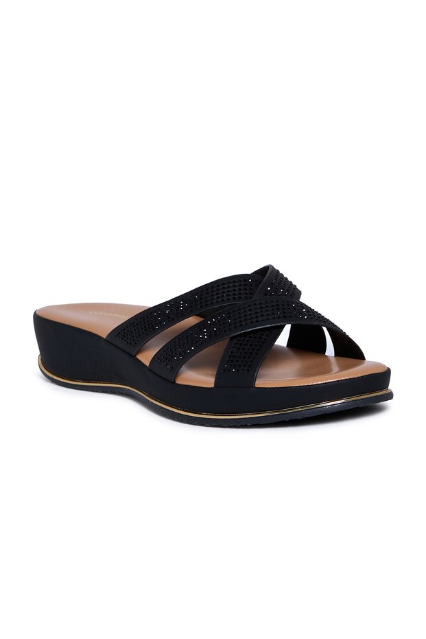 Comfort Slide Sandals for Women – Cushioned Slip-On Casual Sandals for Daily Wear, Travel & Walking
