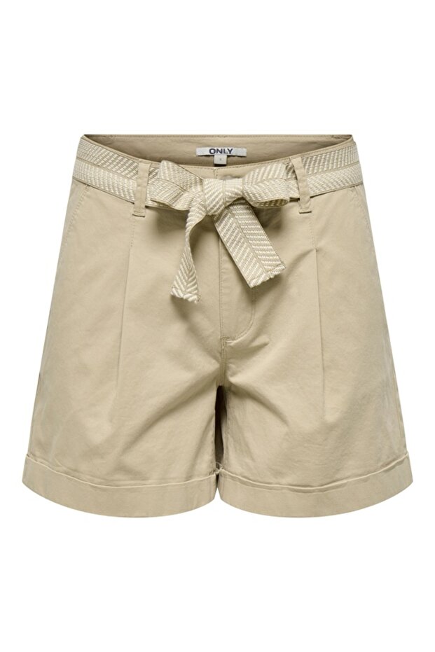 Women's Light Beige Shorts 15370625