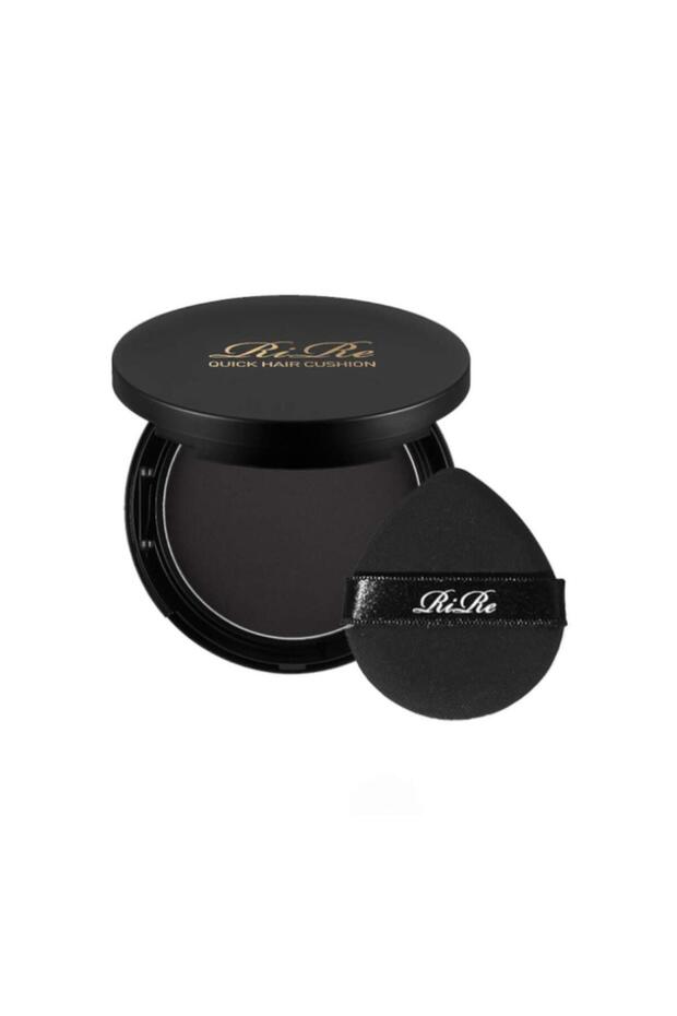 Quick Hair Instant Touch-up Cushion 14g / 0.49 oz. Cover Grey Hair, Portable Size (Natural Black)
