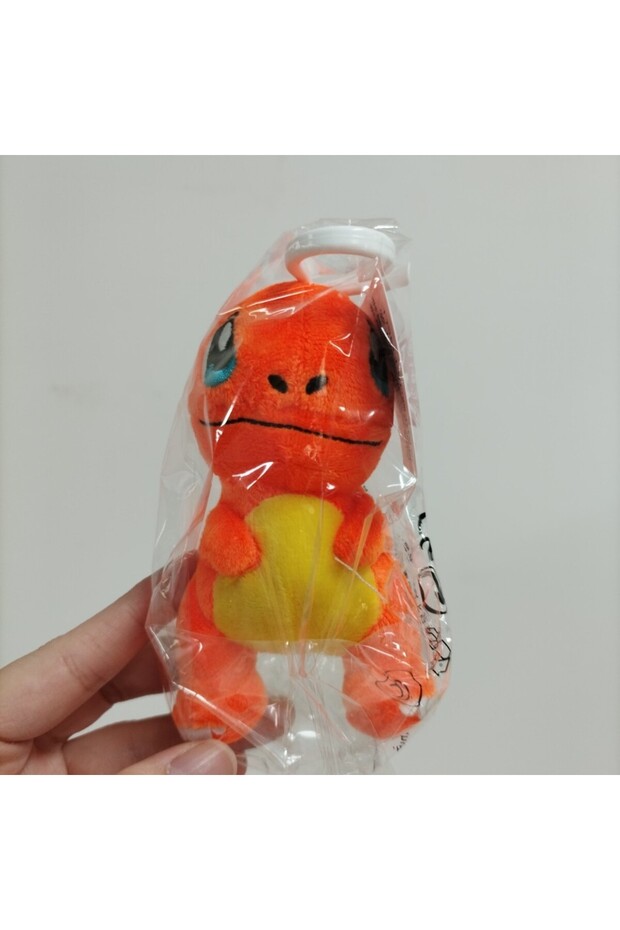 B Pokémon Plush Keychain, Pikachu and Charmander