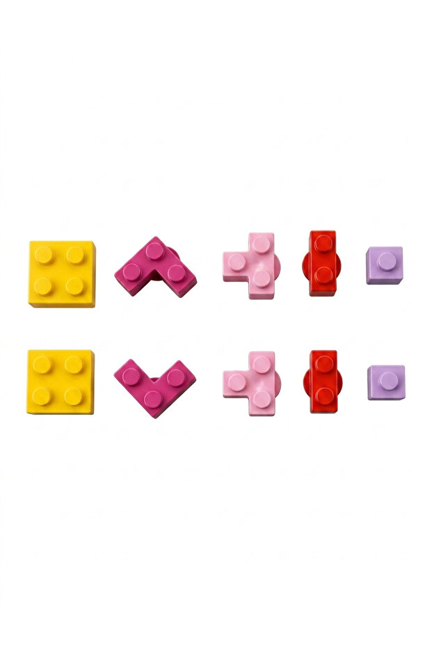 Jibbitz Block Set of 10 Summer Colors