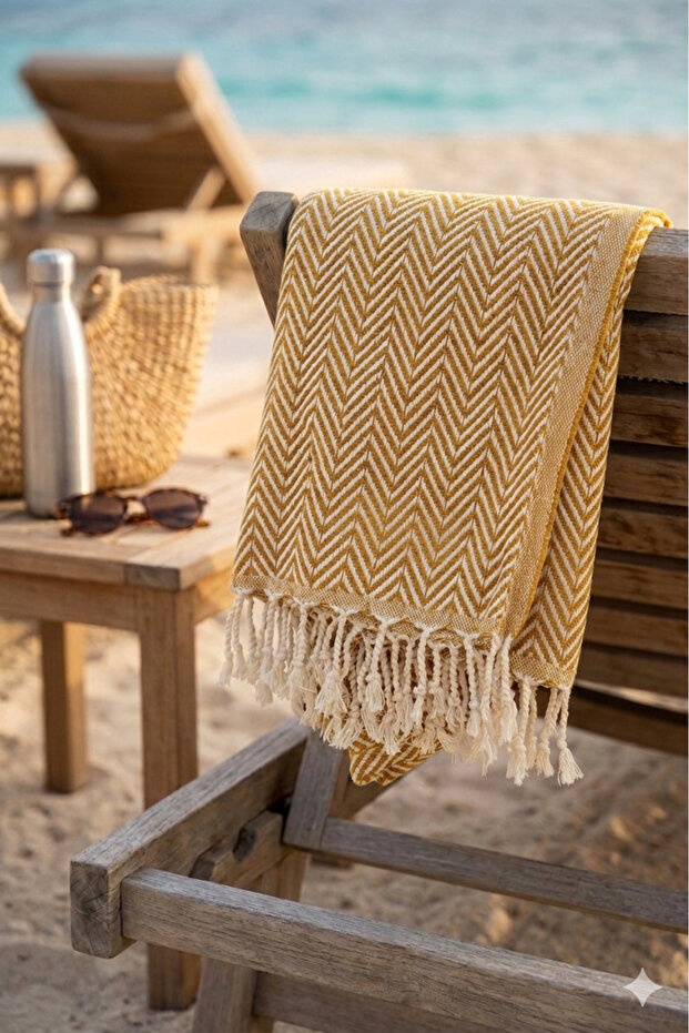 Beach Towel, 100% Cotton, XXL 100X180Cm, Summer