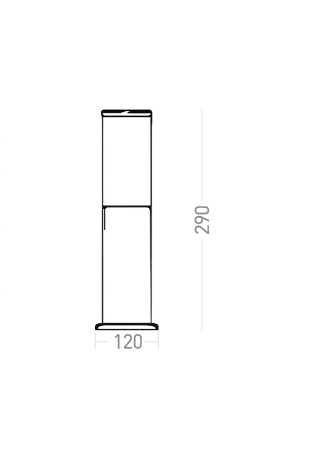 Aria PC Bahçe Armatürü E27 - 3