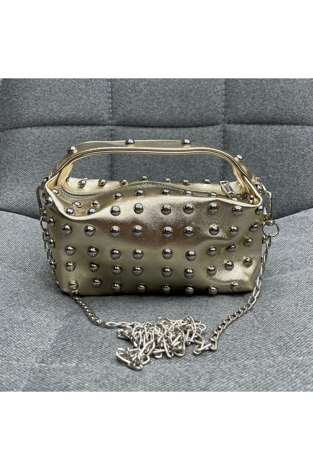 Women's Staple Detailed Chain Strap Mini Hand & Shoulder Bag