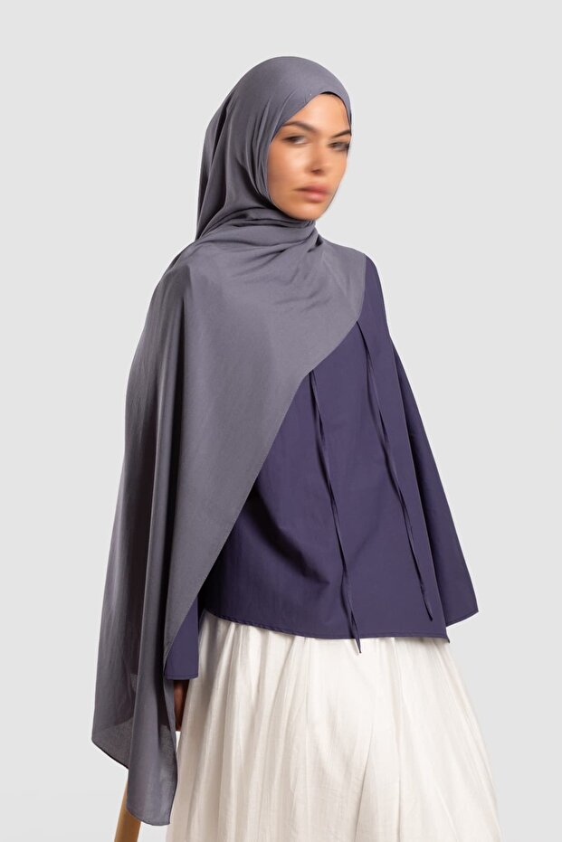 Soft Viscose Shawl Gray - 2