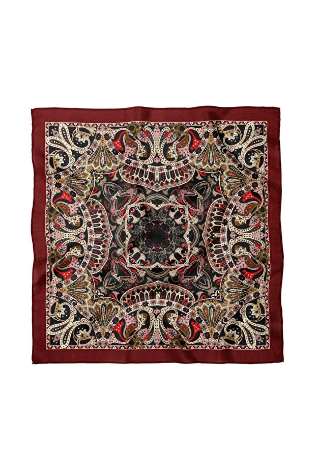 وشاح/باندانا بنقوش عرقية 50x50 سم