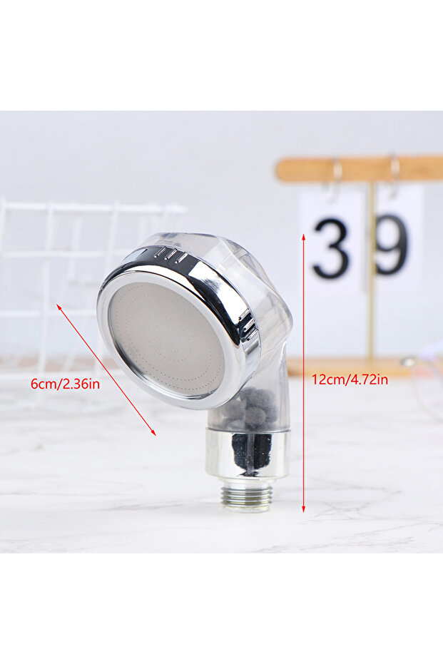 A2 Silver/White Shampoo Bed Pressurized Water Stop Shower Head Hair Salon Barber Shop Faucet Three M