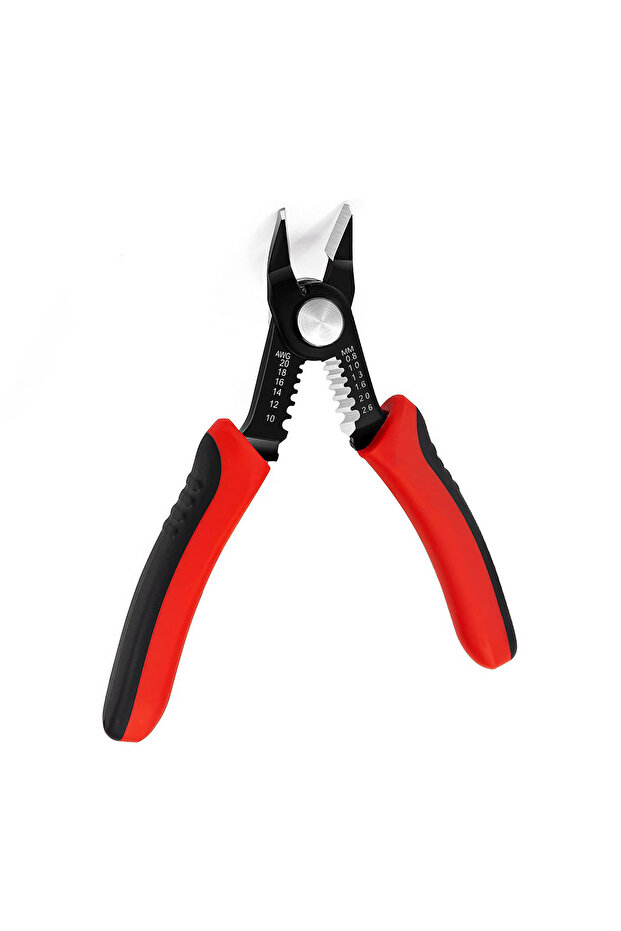 red Wire Stripper Pliers Automatic Stripping Cutter Cable Wire Crimping Electrician Repair Tools Wir