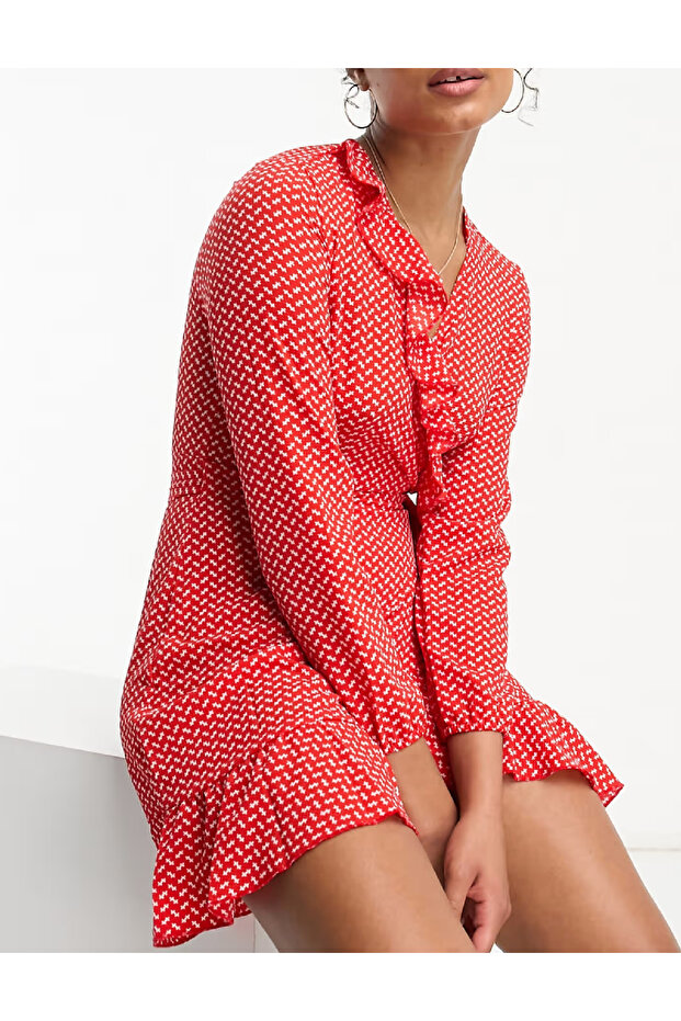 Rochie scurta, Rosu - 1