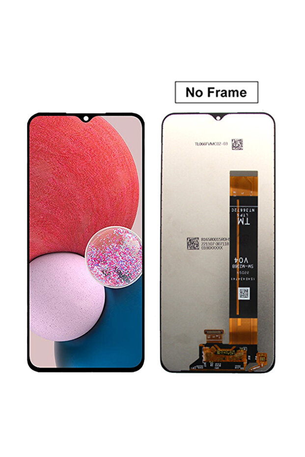 شاشة عرض جديدة بدون إطار مقاس 6.6 بوصة لـ M13 4G، شاشة LCD تعمل باللمس مع لوحة رقمية لسامسونج