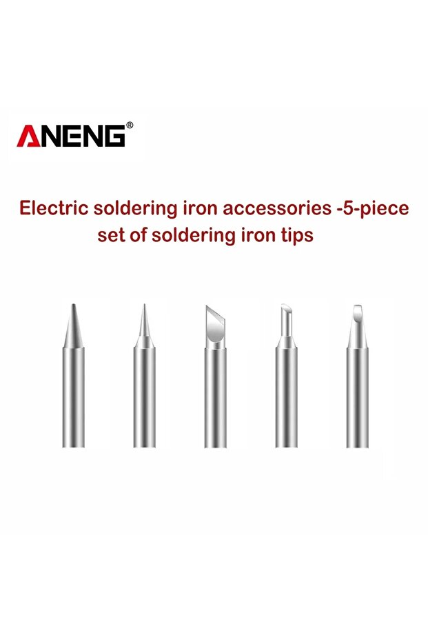 ANENG WHITE ANENG Electric Soldering Iron Accessories -5-Piece Set of Soldering Iron Tips Replace So