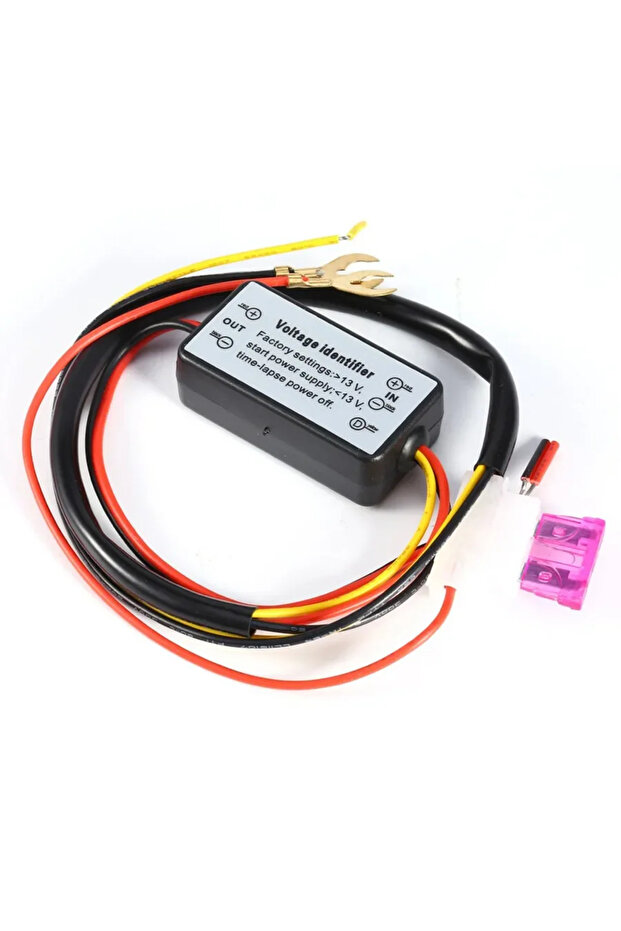 وحدة تحكم DRL سوداء للسيارة، وحدة تحكم أوتوماتيكية تشغيل/إيقاف لأضواء LED النهارية للسيارة، وحدة تحكم DRL R