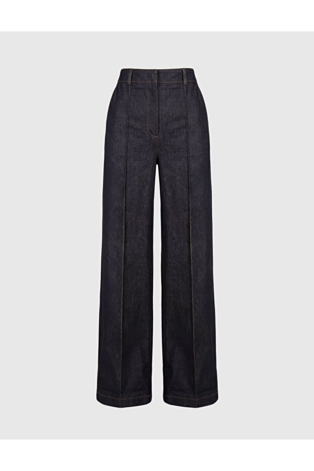 Fate Denim Women's Navy Blue Trousers