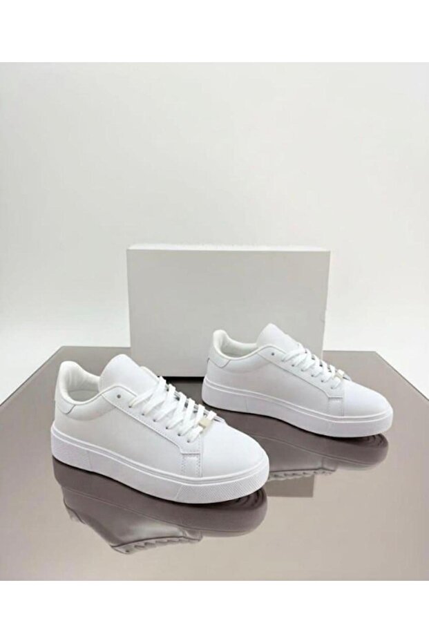 Men's White Men's Sneaker Shoes White Sole Casual Sports Shoes Thick Light Sole