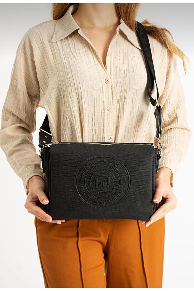 Women's Multi-Compartment Shoulder Bag