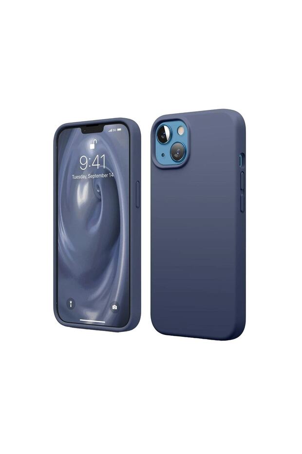 Apple iPhone 14 Case First Silicone - Navy Blue