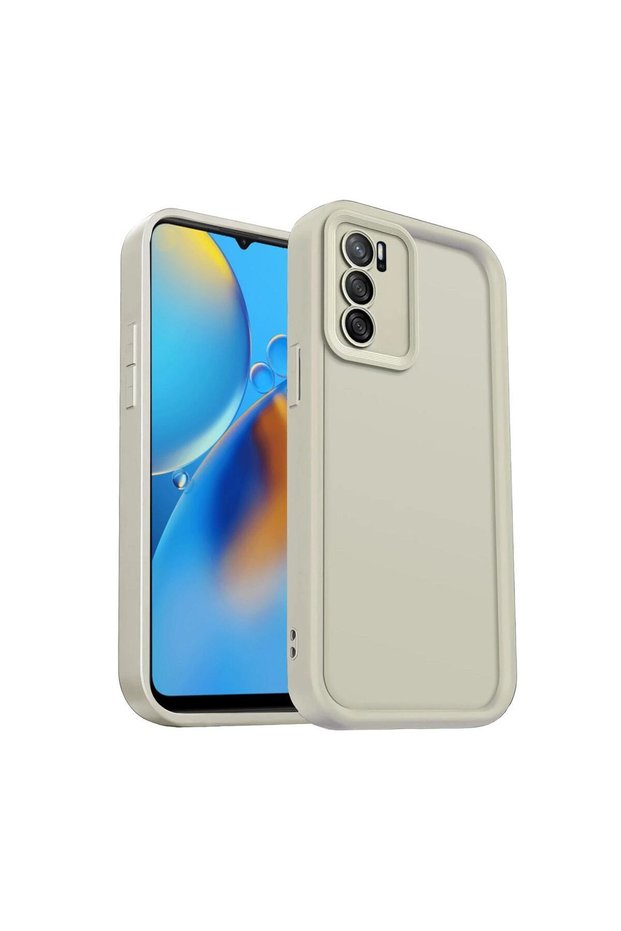 Oppo A16 Case Viera Silicone - Cream