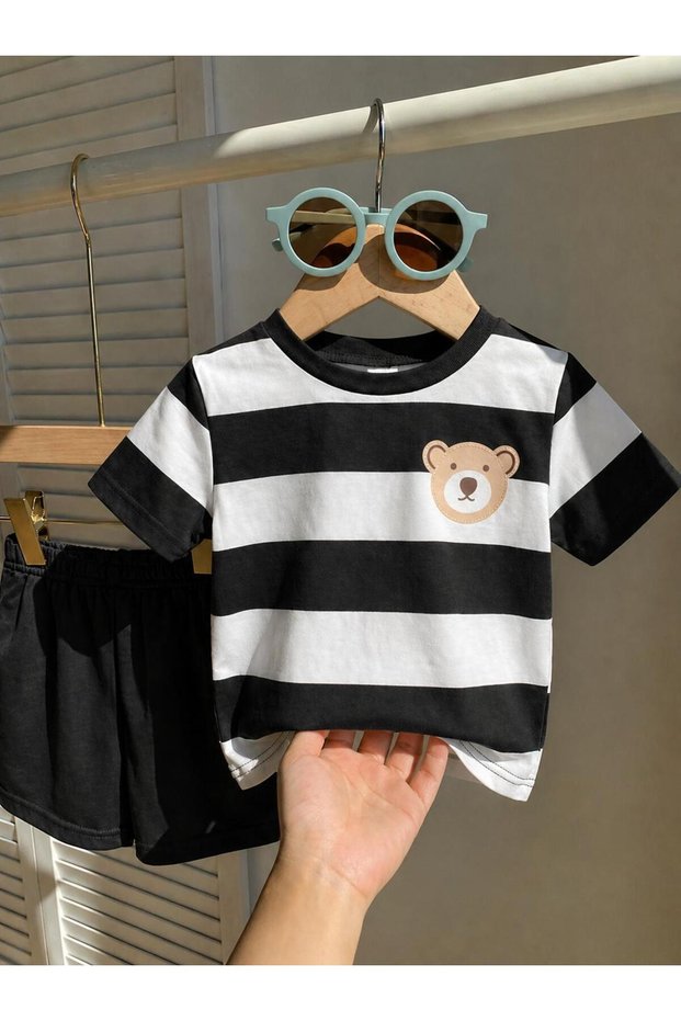 Boy's Cotton Summer Set (Top and Bottom)