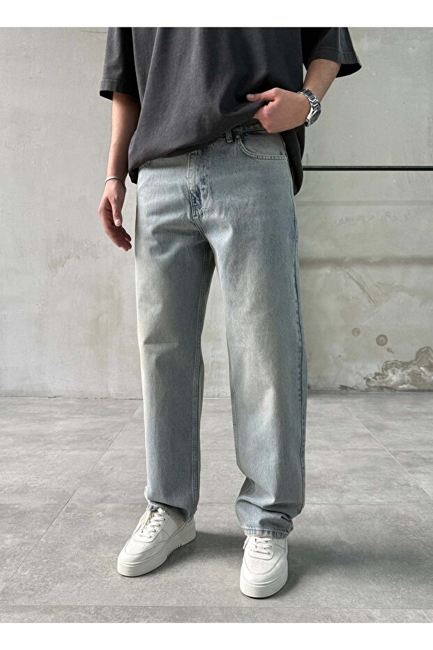 Washable Relaxed Fit Vintage Baggy Jeans