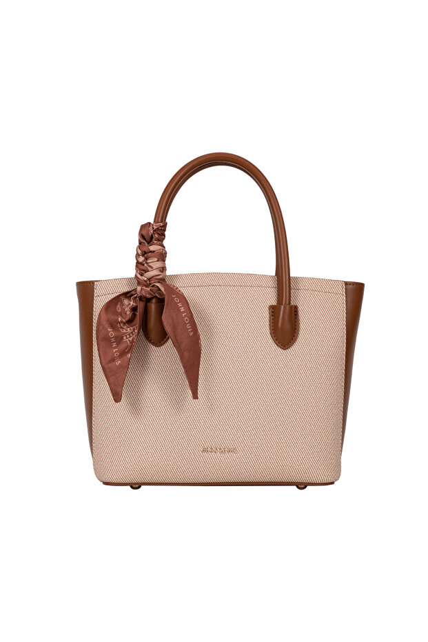 Ladies Hand Bag with adjustable JLSU26-06, Beige