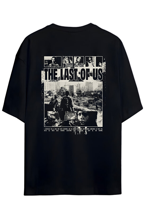 Special Design Last of Us Design Unisex Premium Cotton Printed T-Shirt