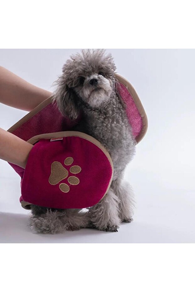 26046 Fuchsia Pet Drying Towel