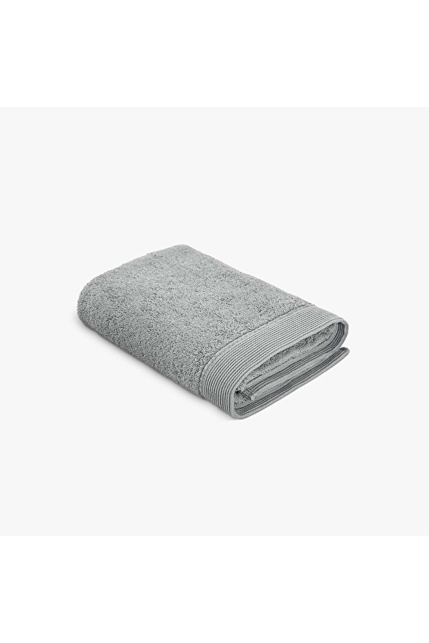 Elena Basic Series 50X90 Face Towel Gray, 100% Aegean Cotton, Soft Touch, Strong Fiber 550 Gsm