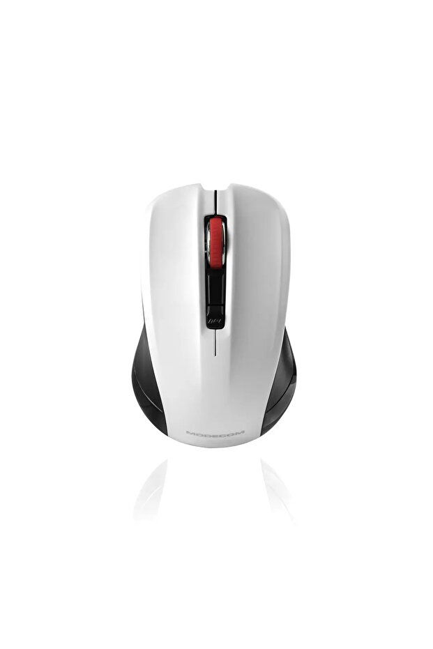 Mouse wireless WM9.1 optic negru-alb - 1