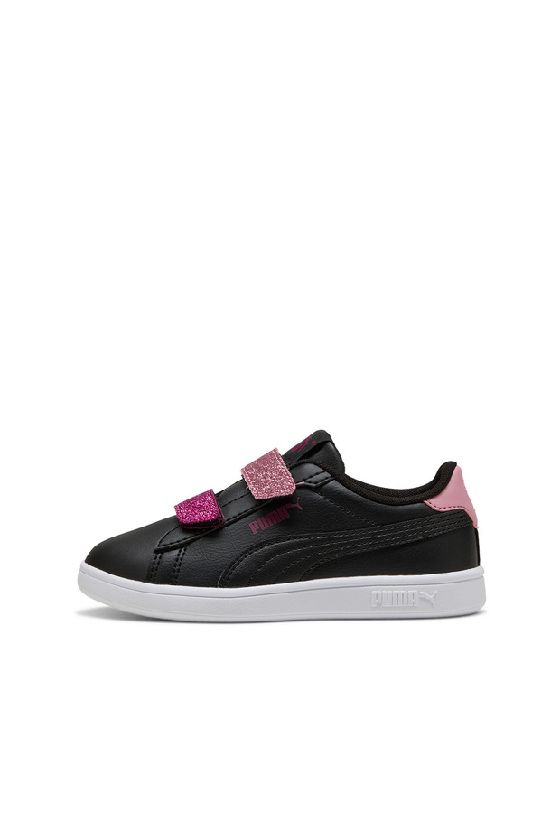 Smash 3.0 L Glitter Velcro V Girls' Black Sneaker