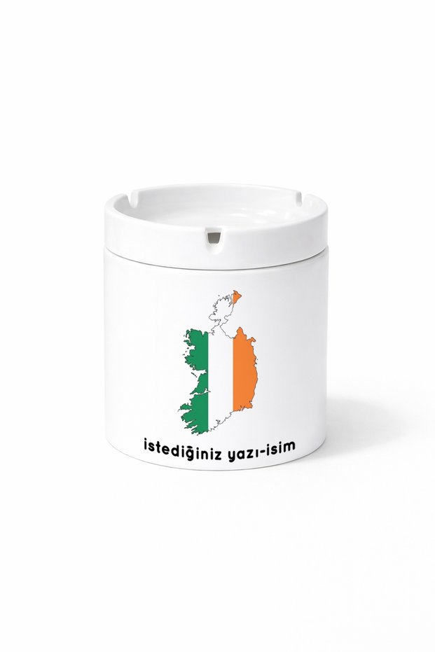 Flag Ireland Flag Ireland Illustration Country Double Sided Printed Porcelain Magic Mug Cup