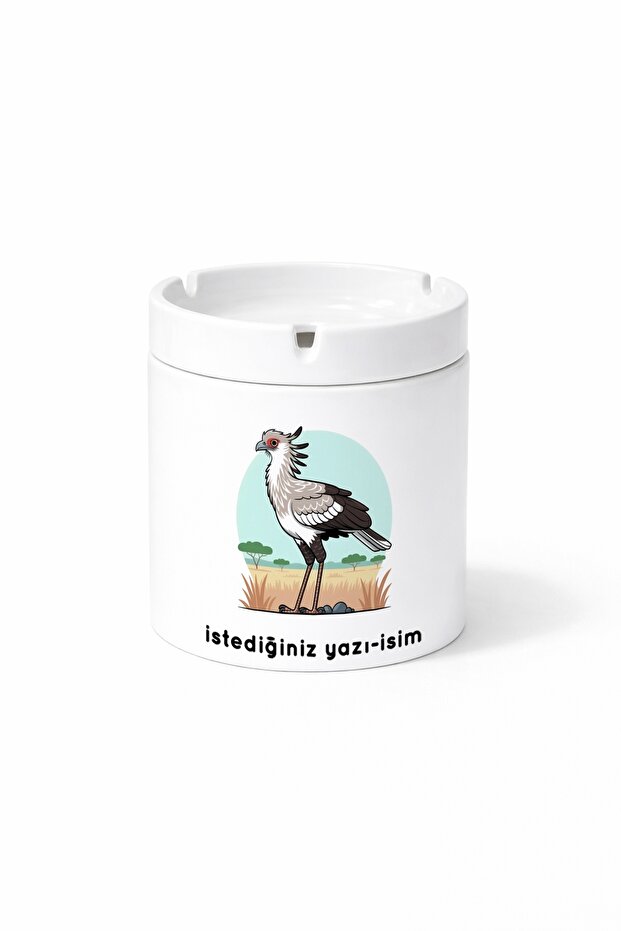 Animal Secretary Bird Double-Sided Printed Ash Tray Ashtray Gift