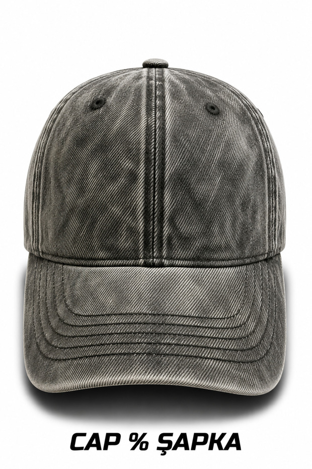 Unisex Washed Vintage Smoked Cotton Baseball Cap