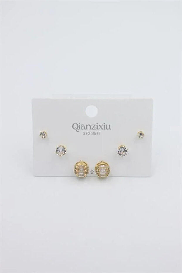 Multiple Set Earrings - Gold