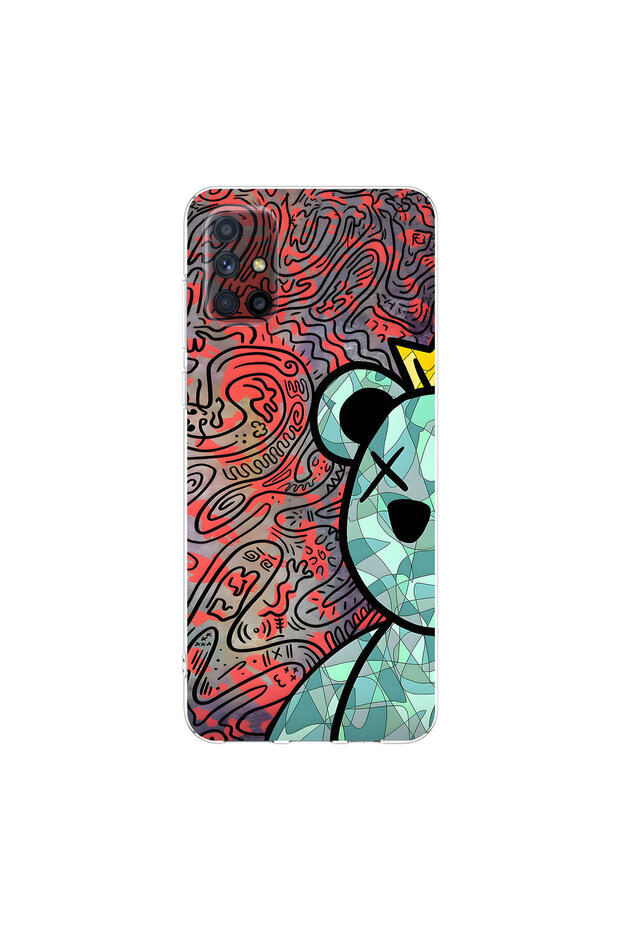 Samsung Galaxy M51 Compatible Graffiti 12 Design Clear Case
