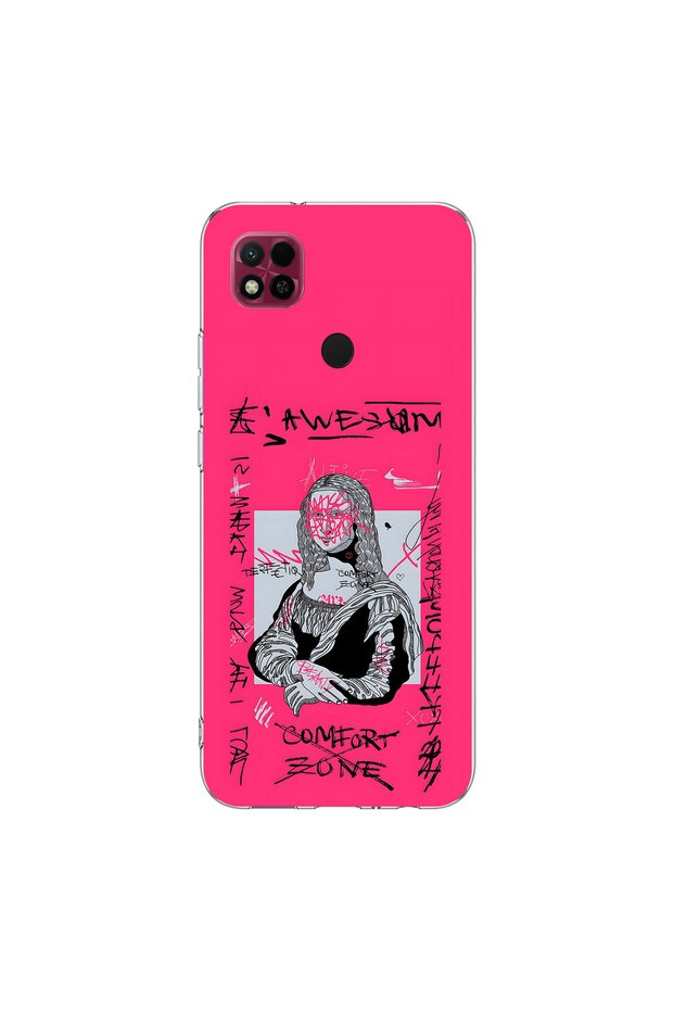 Redmi 10A Compatible Graffiti 1 Design Transparent Case
