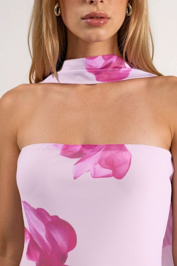 Floral Patterned Maxi Dress - 7