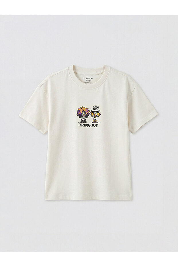 Lc waikiki crew neck printed boys' t-shirt