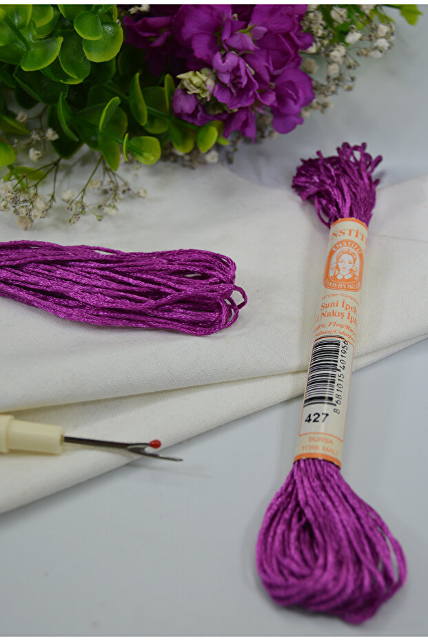 Hand Embroidery Silk, Laundry Silk, Rayon, Shiny Silk Texture, Colorfast