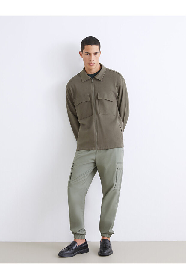 بنطلون رياضي رجالي من NEVAVM Farkily Standard Mold Poplin