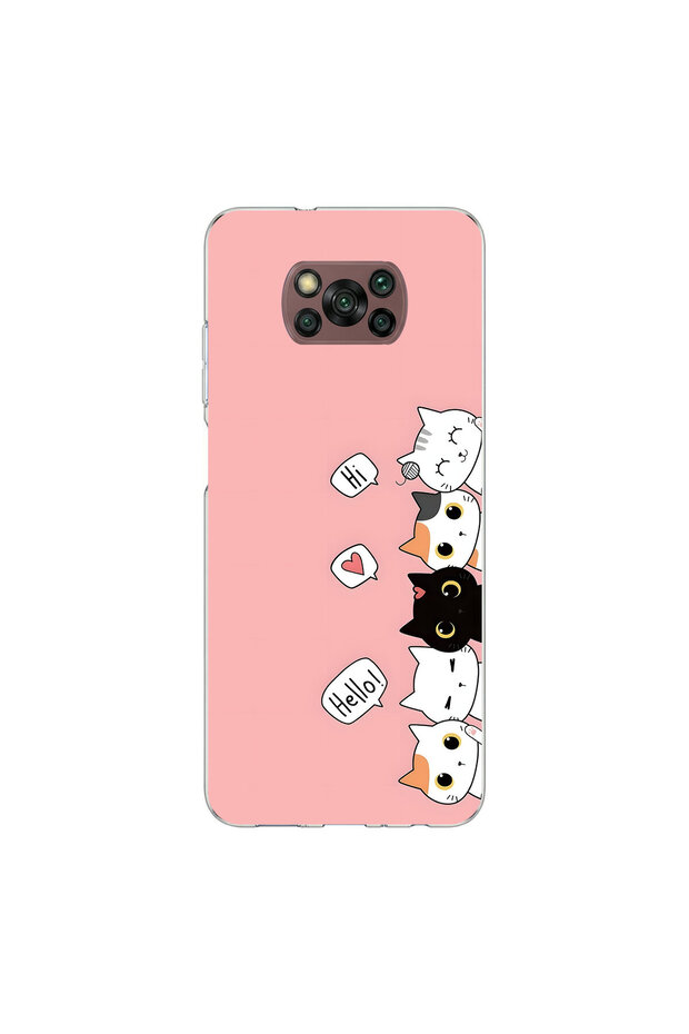 Poco X3 Pro Compatible Kedis 2 Design Transparent Case