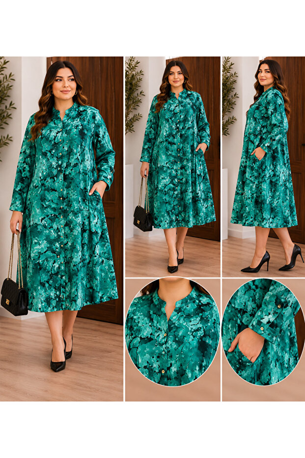 Doyma Viscose Shirt Dress Height 125 cm Chest 135 cm Waist 150 cm