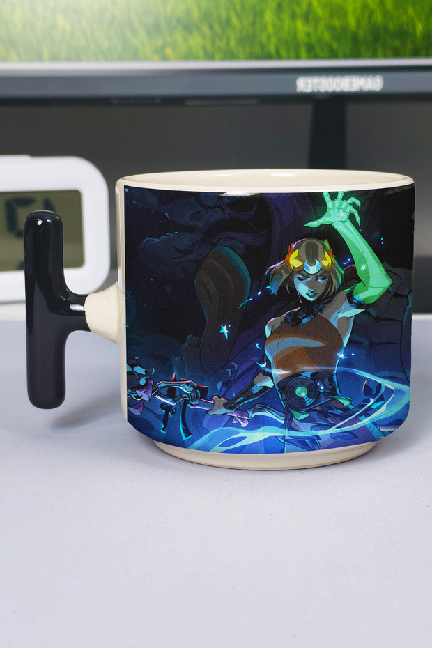 Hades 2 Printed Ceramic Luxury Mug (1 Piece) T-Shaped Special Black Handle Wave Handle V2T