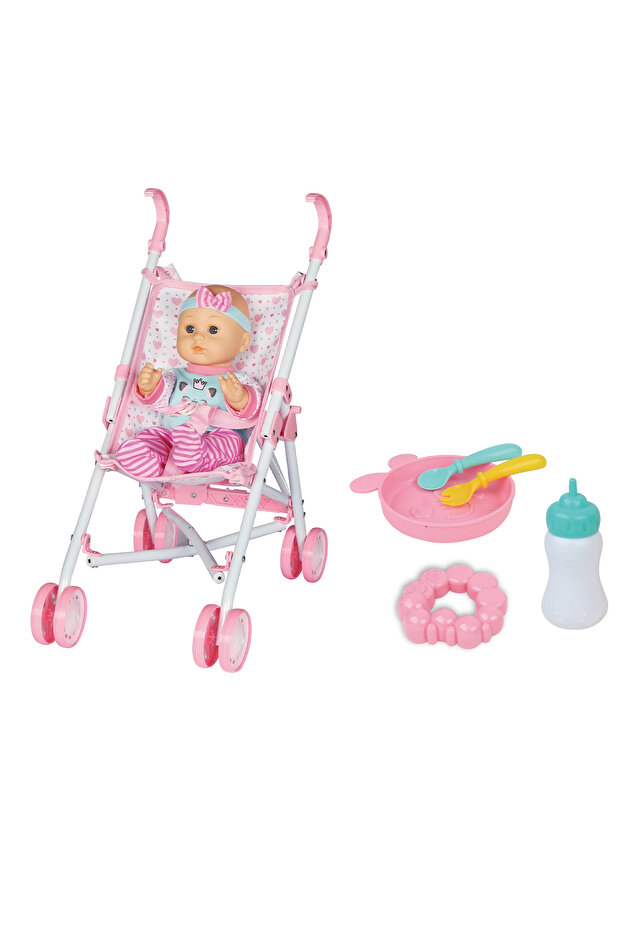 Doll with Stroller