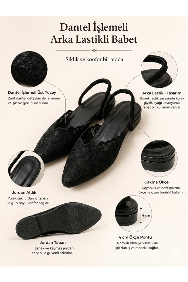 Zeliş, Lace Embroidered on the Mesh Upper, Less Than Six Inches High, Rubber Shoes.