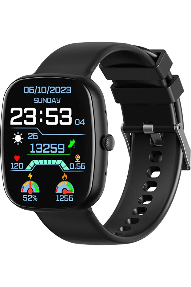 Smartwatch 2 S Model SW-2 S 1.83-inch TFT screen IP 68 water resistance Bluetooth calling support-Black