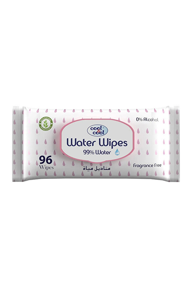 Cool&Cool 99% Water Content Baby Wipes 96'S