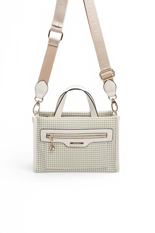 Green - Bone Crow's Feet Plaid Women's Handbag Sp1271