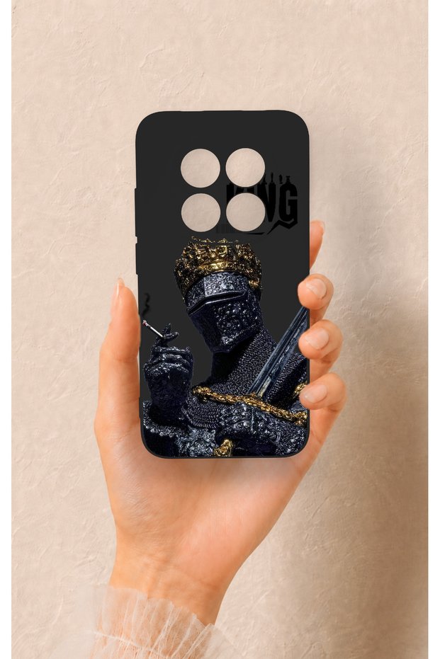 Redmi Note 15 Pro 5g Compatible King Patterned Silicone Case