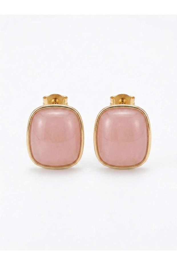 Steel Oval Earrings | Does Not Darken | Women's Earrings with Gift Box